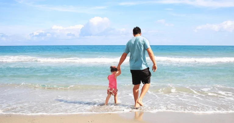 family beach trip